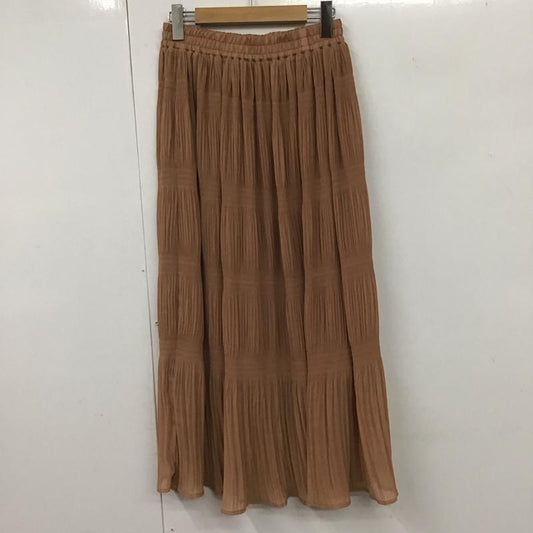 ダブルクローゼット w closet スカート ロングスカート FREE 無地 ベージュ / ベージュ /  レディース USED 古着 中古 10131884