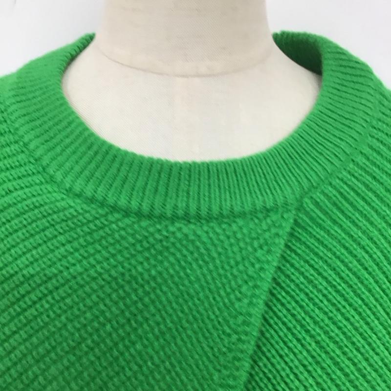 アズールバイマウジー AZUL BY MOUSSY ニット、セーター 長袖 長袖 M 無地 緑 / グリーン / レディース USED 古着 中古 10125122