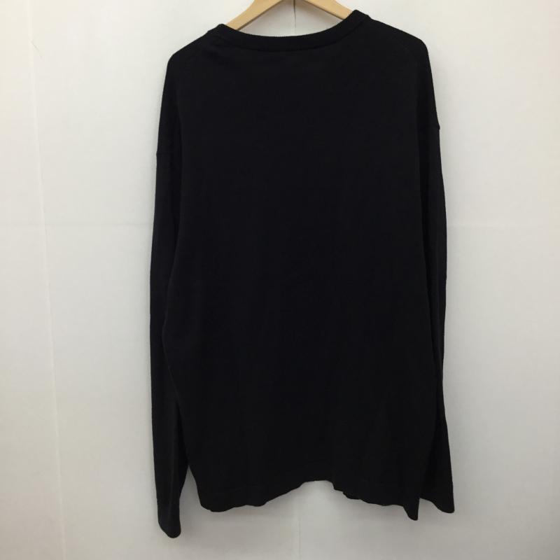 ロンハーマン Ron Herman ニット、セーター 長袖 L 無地 黒 / ブラック / メンズ USED 古着 中古 10137586