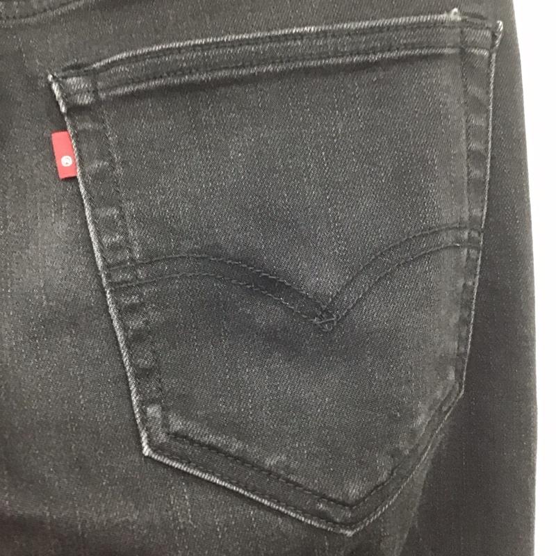 リーバイストラウスアンドコー Levi Strauss & co. パンツ デニム、ジーンズ デニムパンツ スリムパンツ カジュアルパンツ ストレッチパンツ 33インチ 無地 黒 / ブラック / メンズ USED 古着 中古 10132322