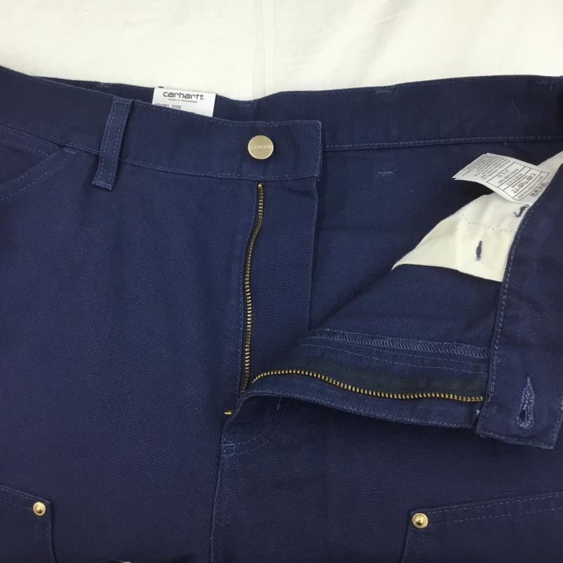 カーハートダブリューアイピー Carhartt WIP パンツ ワークパンツ、ペインターパンツ DOUBLE KNEE PANT I031501.01.02.32 33インチ 無地 紺 / ネイビー / メンズ USED 古着 中古 10128838