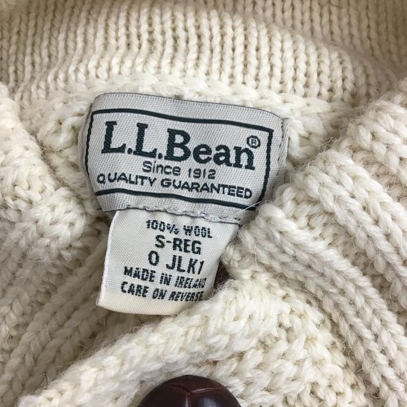 エルエルビーン L.L.Bean ニット、セーター 長袖 長袖ニット 長袖カットソー リブニット セーター S 無地 オフホワイト / オフホワイト / メンズ USED 古着 中古 10112108