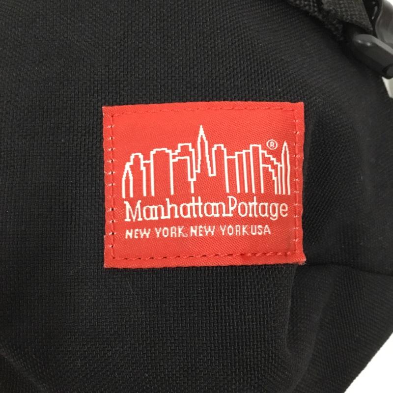 マンハッタンポーテージ Manhattan Portage ボディバッグ ボディバッグ ワンショルダー ロゴ、文字 黒 / ブラック / メンズ USED 古着 中古 10105779