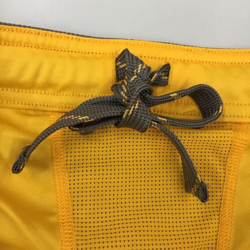 ザノースフェイス THE NORTH FACE パンツ ショートパンツ ショートパンツ ハーフパンツ カジュアルパンツ スポーツウェア L ロゴ、文字 茶 / ブラウン / X 黄 / イエロー / メンズ USED 古着 中古 10108741