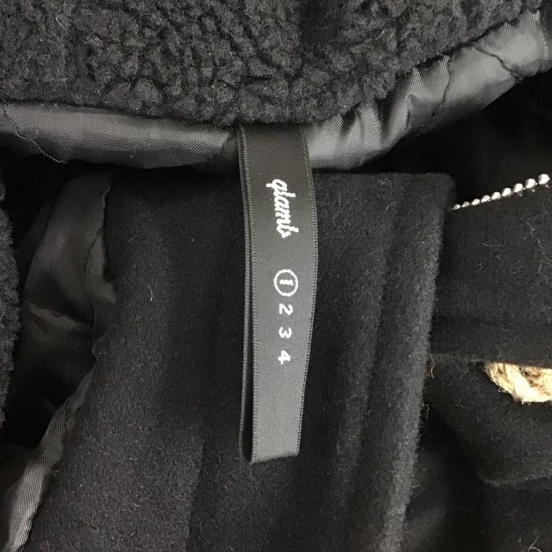 グラム glamb コート コート一般 GB15AT JKT18 ダッフルコート 1 無地 黒 / ブラック / メンズ USED 古着 中古 10106797
