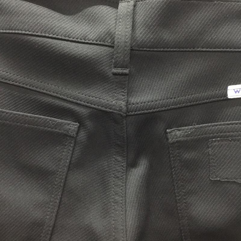 ラングラー Wrangler パンツ デニム、ジーンズ スリムパンツ カジュアルパンツ ストレートパンツ ストレッチパンツ 29インチ 無地 黒 / ブラック /  メンズ USED 古着 中古 10122383