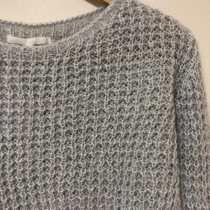 アナイ ANAYI ニット、セーター 長袖 38 無地 青 / ブルー / レディース USED 古着 中古 10011202