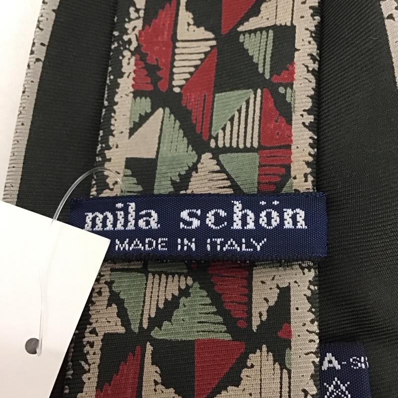 ミラ・ショーン mila schon ネクタイ ネクタイ シルク 総柄 マルチカラー / マルチカラー / メンズ USED 古着 中古 10135326
