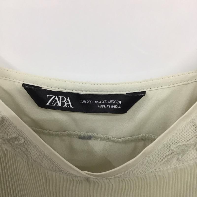 ザラ ZARA ワンピース ロングスカート ノースリーブロングワンピース キャミワンピ フレアスカート XS 無地 灰 / グレー / レディース USED 古着 中古 10134361