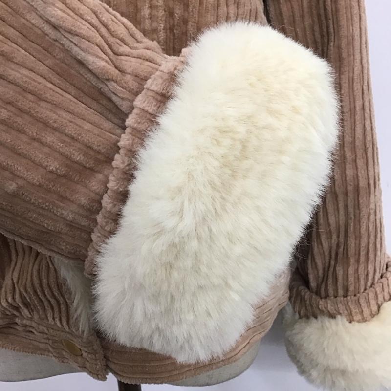 マジェスティックレゴン MAJESTIC LEGON ジャケット、上着 ジャケット、ブレザー 1076074911 コーデュロイ ファージャケット M 無地 桃 / ピンク / レディース USED 古着 中古 10122122