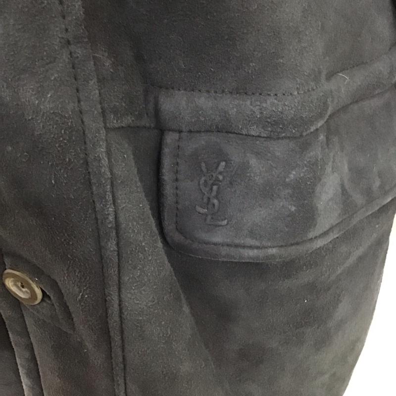 イヴサンローラン Yves Saint Laurent コート コート一般 DCY4861E5 90年代 80年代 無地 紺 / ネイビー / メンズ USED 古着 中古 10114340