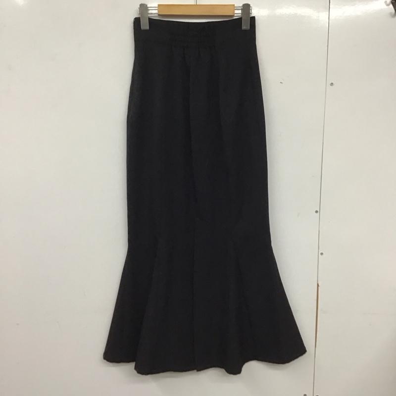 ムルーア MURUA スカート ロングスカート 012220801501 マーメイドスカート 2 無地 黒 / ブラック / レディース USED 古着 中古 10136505