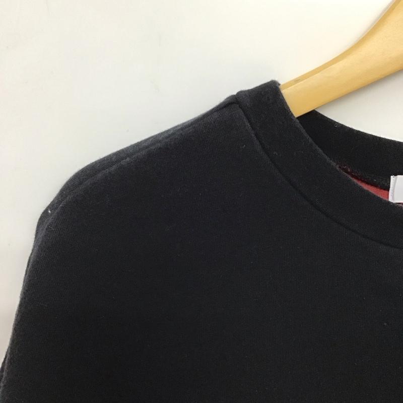 マウジー MOUSSY トレーナー 長袖 010CSB90-0490 STUDIOWEAR BONDING LONG SLEEVE FREE ロゴ、文字 黒 / ブラック / レディース USED 古着 中古 10138574
