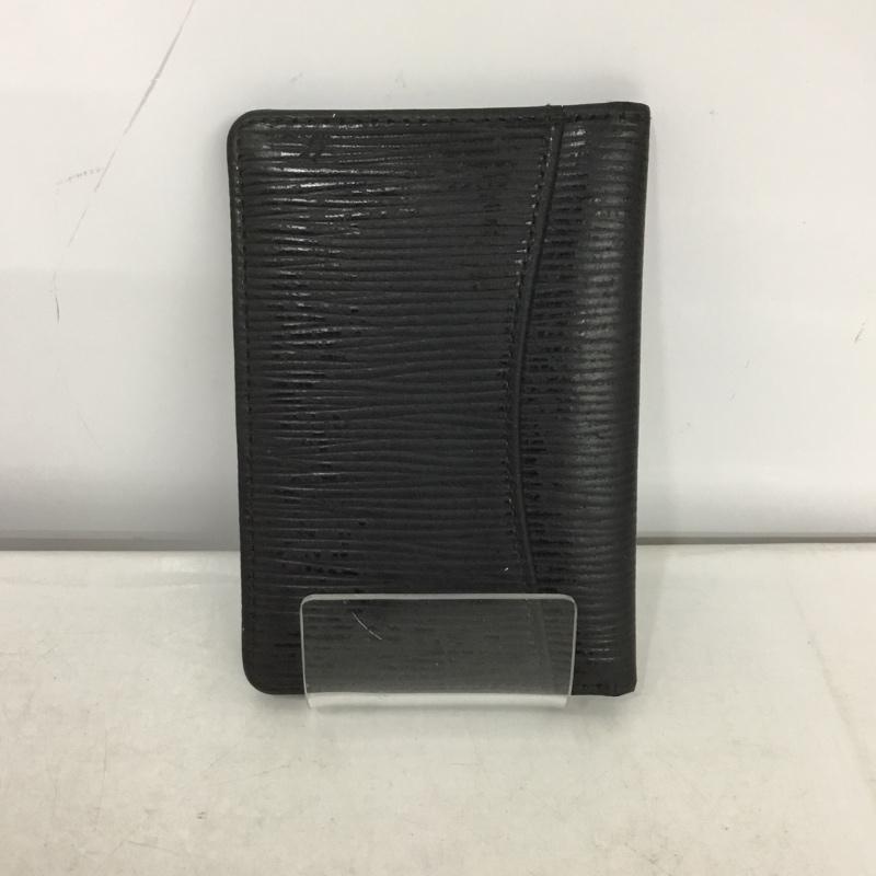 ルイヴィトン LOUIS VUITTON カードケース カードケース エピ 名刺入れ ロゴ、文字 黒 / ブラック / メンズ USED 古着 中古 10132965