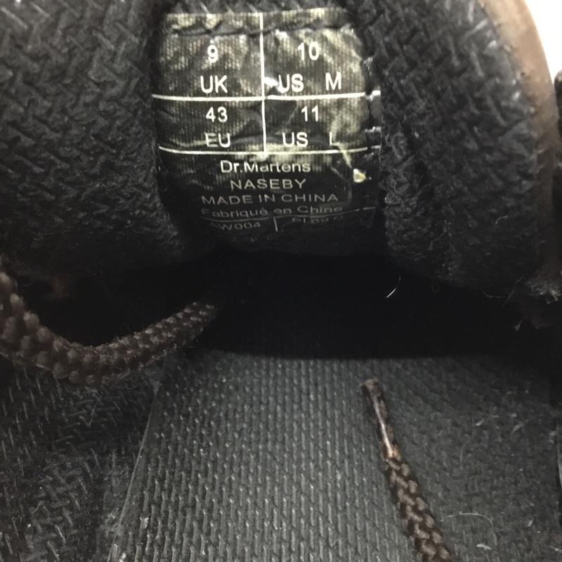 ドクターマーチン Dr.Martens 革靴 革靴 AW004 UK9 US:10 ロゴ、文字 ダークブラウン / ダークブラウン / メンズ USED 古着 中古 10111231