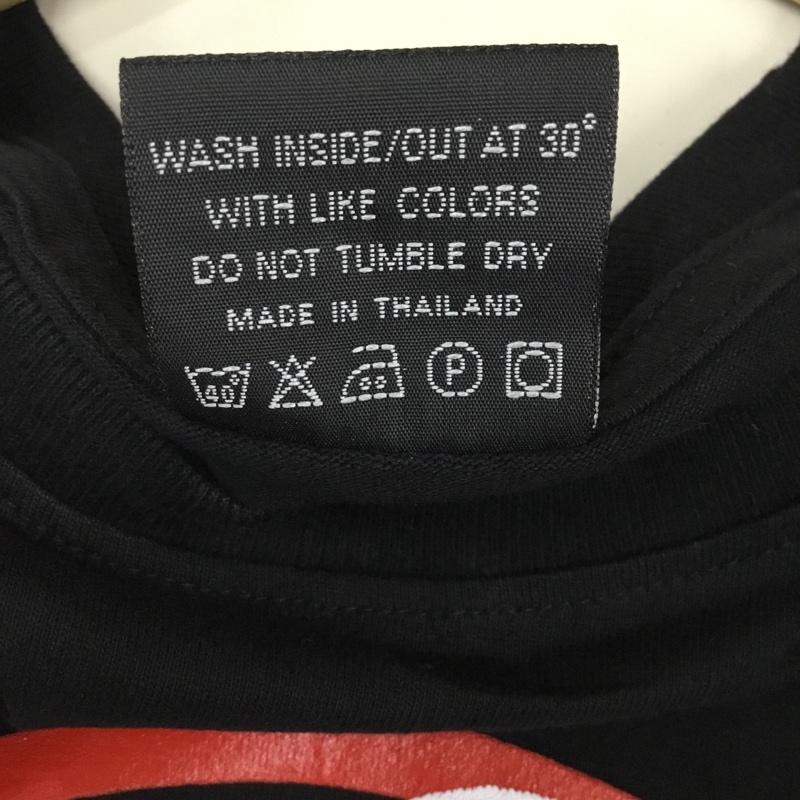 古着 USED Tシャツ 半袖 半袖カットソー プリントTシャツ クルーネックカットソー XL プリント 黒 / ブラック / レディース USED 古着 中古 10108350