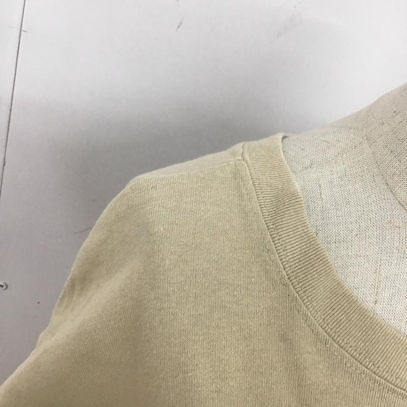 レプシィム LEPSIM Tシャツ 半袖 半袖カットソー プリントTシャツ クルーネックカットソー FREE ロゴ、文字 ベージュ / ベージュ / レディース USED 古着 中古 10126490