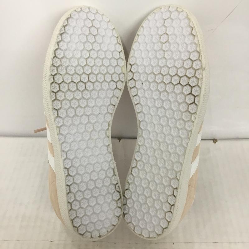 アディダス adidas スニーカー スニーカー BB5472 GAZELLE 22cm 22.0cm ロゴ、文字 桃 / ピンク / X 白 / ホワイト / X 金 / ゴールド / レディース USED 古着 中古 10123646