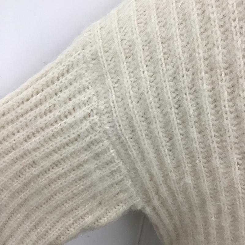 ハレ HARE カーディガン 長袖 HA020185AD Vネック ロング丈 FREE 無地 アイボリー / アイボリー / メンズ USED 古着 中古 10119639