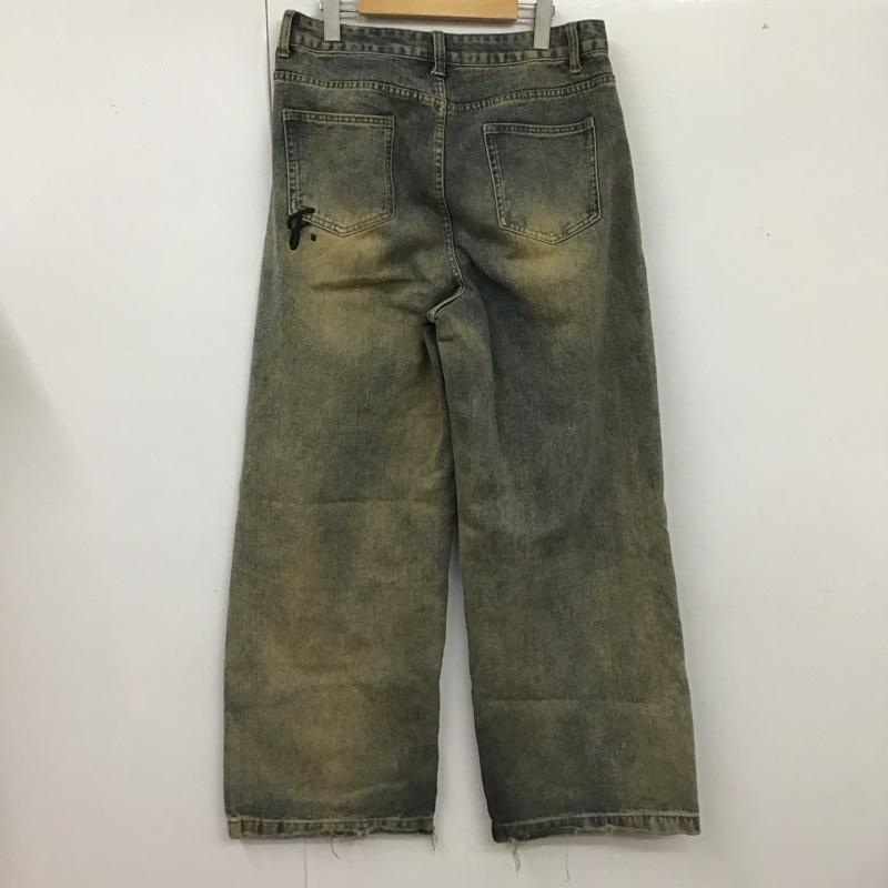 古着 USED パンツ デニム、ジーンズ デニムパンツ ワイドパンツ カジュアルパンツ XL 無地 マルチカラー / マルチカラー /  メンズ USED 古着 中古 10124932