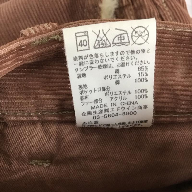 リー Lee パンツ デニム、ジーンズ コーデュロイパンツ スリムパンツ カジュアルパンツ S 無地 茶 / ブラウン /  メンズ USED 古着 中古 10126211