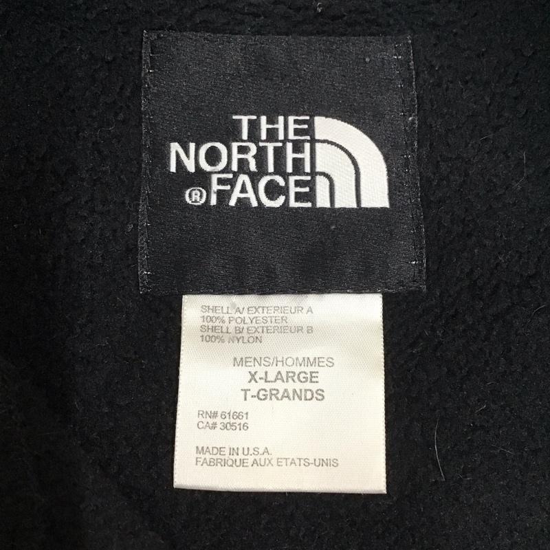 ザノースフェイス THE NORTH FACE ジャケット、上着 ジャンパー、ブルゾン ジップアップジャケット ジャンパー ジャケット カジュアルジャケット アウター XL ロゴ、文字 黒 / ブラック / メンズ USED 古着 中古 10111792