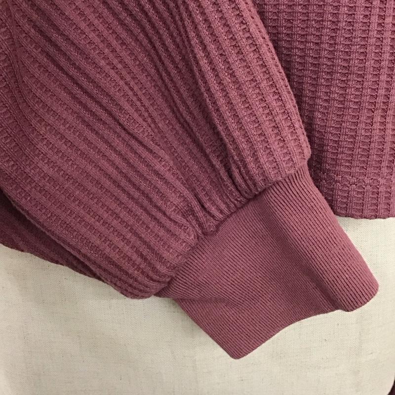 マウジー MOUSSY カットソー 長袖 長袖カットソー クルーネックカットソー ロングスリーブカットソー FREE 無地 えんじ / ワインレッド /  レディース USED 古着 中古 10114507