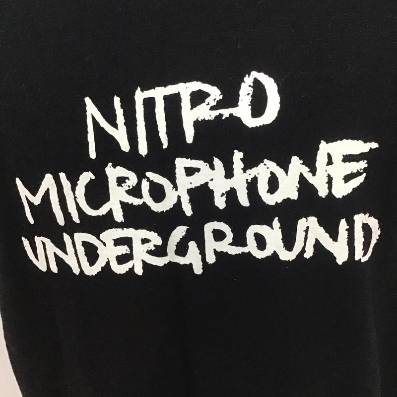 ナイトリッチ NITRICH Tシャツ 半袖 半袖カットソー プリントTシャツ クルーネックカットソー プリント 黒 / ブラック /  メンズ USED 古着 中古 10110877