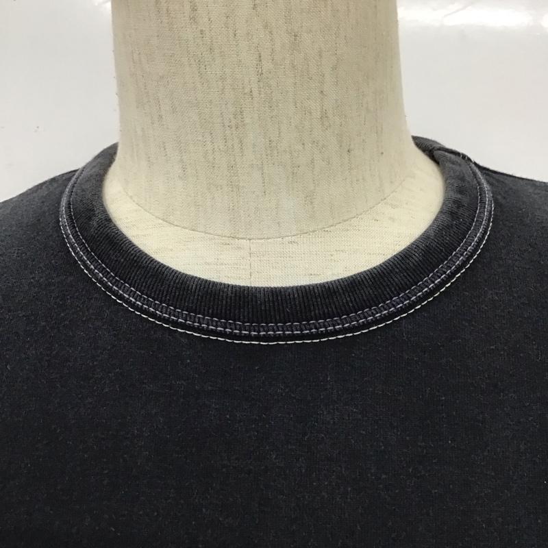 フラットヘッド The Flat Head Tシャツ 半袖 半袖カットソー プリントTシャツ クルーネックカットソー 40 プリント 黒 / ブラック /  メンズ USED 古着 中古 10111647