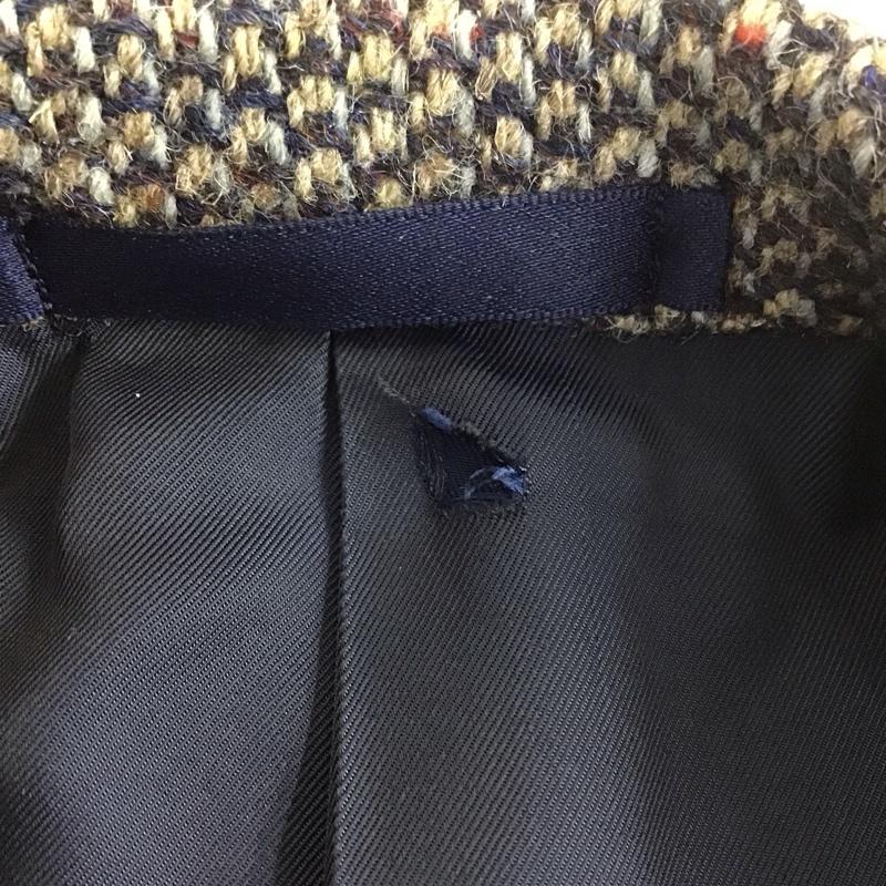 ハリスツイード HARRIS TWEED ジャケット、上着 ジャケット、ブレザー カジュアルジャケット カラージャケット ポケットジャケット アウター L 無地 マルチカラー / マルチカラー / メンズ USED 古着 中古 10110363
