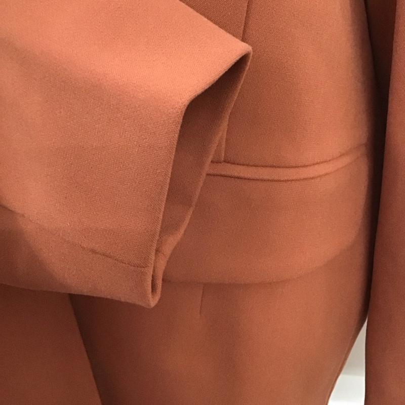 マウジー MOUSSY ジャケット、上着 ジャケット、ブレザー 010EA730-7010 BOXY SINGLE JACKET タグ付き FREE 無地 茶 / ブラウン / レディース USED 古着 中古 10107069