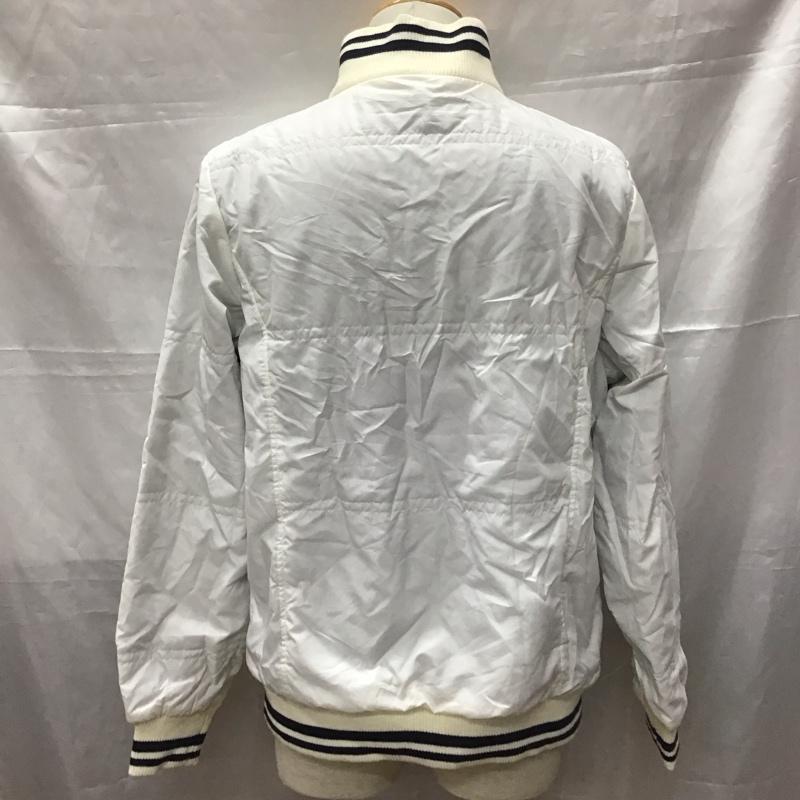 トミーヒルフィガー TOMMY HILFIGER ジャケット、上着 ジャンパー、ブルゾン ジップアップジャケット ジャンパー ジャケット カジュアルジャケット スポーツウェア L ロゴ、文字 白 / ホワイト / メンズ USED 古着 中古 10111803