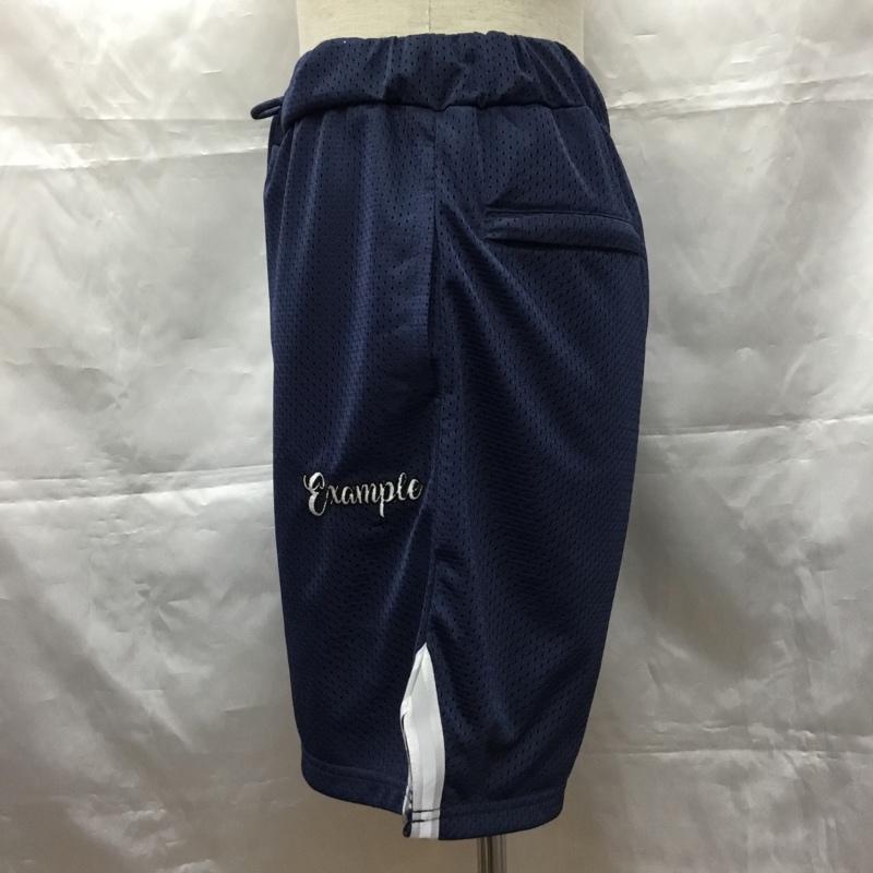 イグザンプル EXAMPLE パンツ ショートパンツ ハーフパンツ ショートパンツ カジュアルパンツ スポーツウェア L 無地 紺 / ネイビー / メンズ USED 古着 中古 10109330
