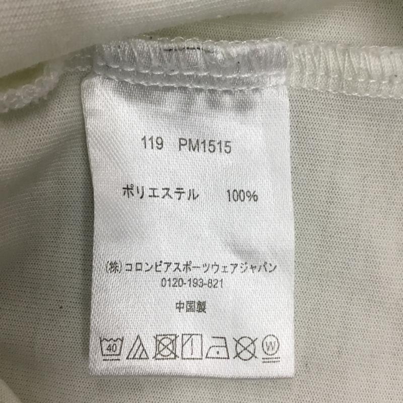 コロンビア Columbia Tシャツ 半袖 半袖カットソー プリントTシャツ クルーネックカットソー S ロゴ、文字 白 / ホワイト /  メンズ USED 古着 中古 10114096