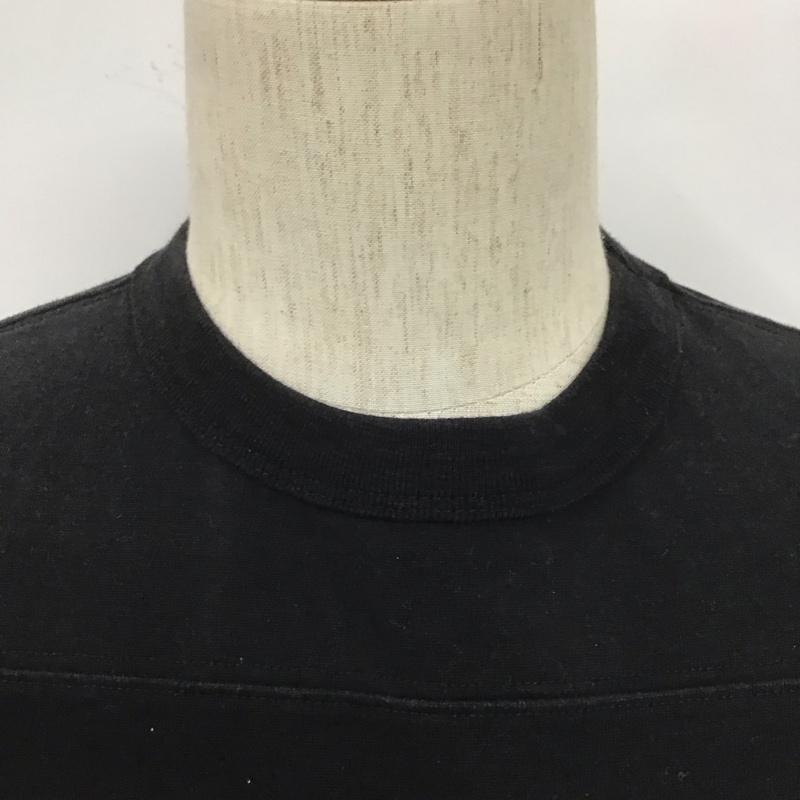チェスウィック CHESWICK カットソー 七分袖 七分丈カットソー クルーネックカットソー プリントTシャツ M プリント 黒 / ブラック / メンズ USED 古着 中古 10106965
