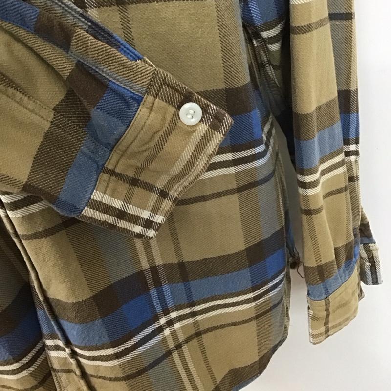 シュガーケーン SUGAR CANE シャツ、ブラウス 長袖 長袖シャツ カラーシャツ ポケットシャツ 長袖カットソー チェックシャツ L チェック マルチカラー / マルチカラー /  メンズ USED 古着 中古 10108497