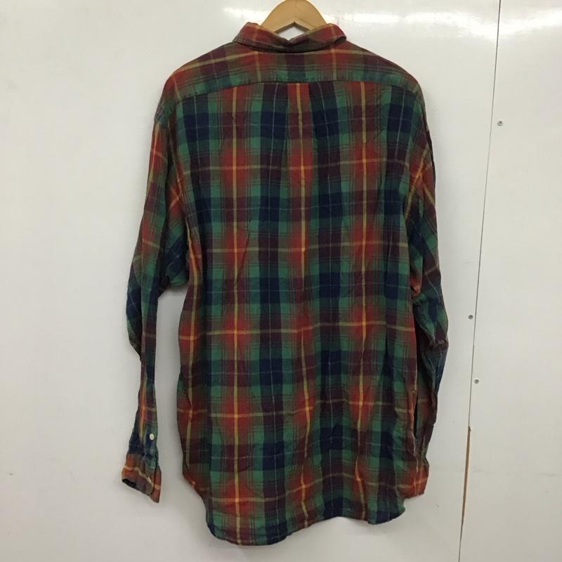 ラルフローレン RALPHLAUREN シャツ、ブラウス 長袖 長袖シャツ チェックシャツ カラーシャツ ボタンダウンシャツ XL チェック マルチカラー / マルチカラー / メンズ USED 古着 中古 10138416
