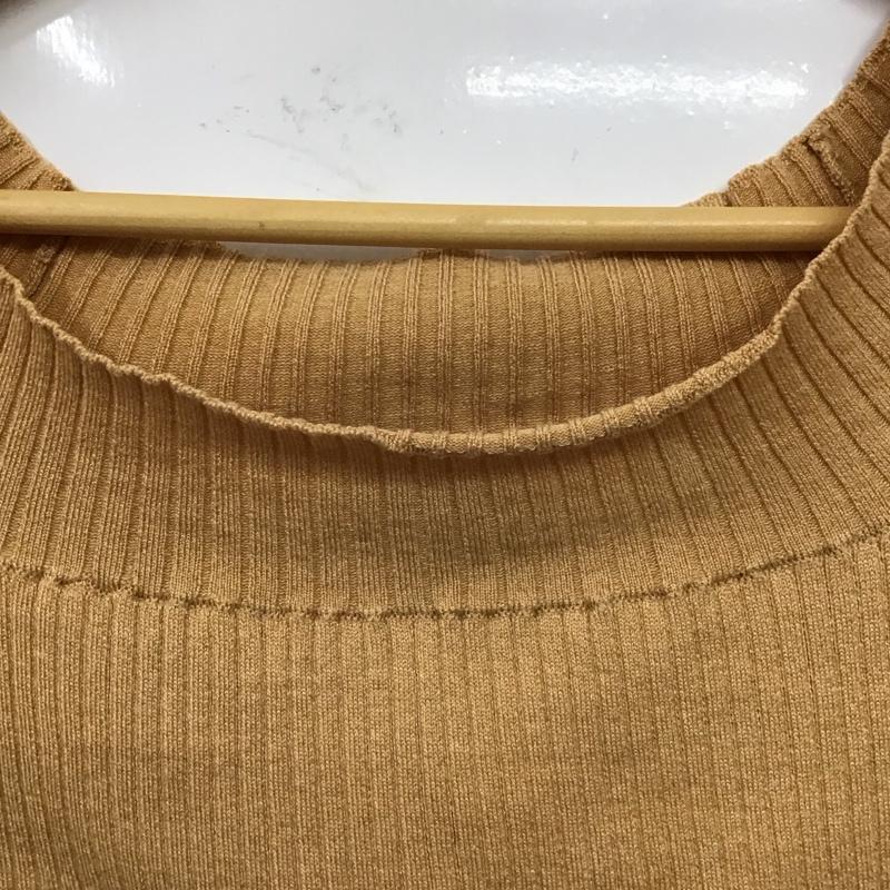 シップス SHIPS カットソー 長袖 長袖カットソー ワイドネックカットソー ロングスリーブカットソー 無地 橙 / オレンジ / レディース USED 古着 中古 10117897