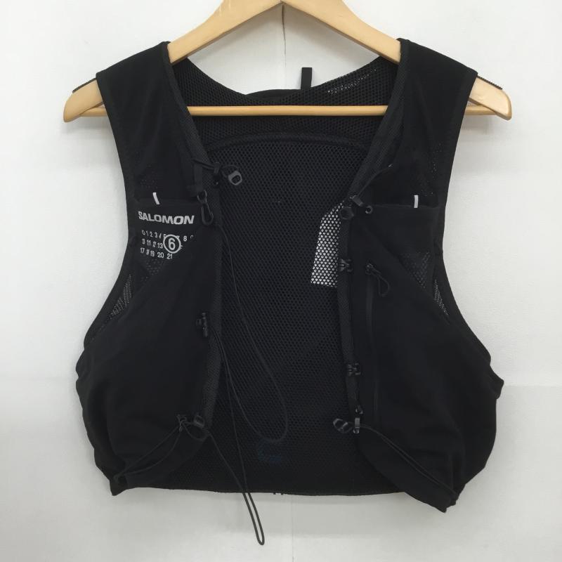 メゾン マルジェラ Maison Margiela ベスト ベスト SALOMON サロモン L ロゴ、文字 黒 / ブラック / メンズ USED 古着 中古 10107617