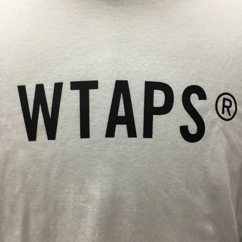 ダブルタップス WTAPS Tシャツ 半袖 半袖カットソー プリントTシャツ クルーネックカットソー 1 ロゴ、文字 白 / ホワイト / メンズ USED 古着 中古 10114300