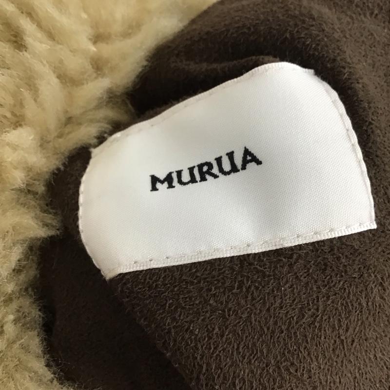 ムルーア MURUA ジャケット、上着 ジャケット、ブレザー ジップアップジャケット ジャンパー ジャケット カジュアルジャケット アウター FREE 無地 茶 / ブラウン / レディース USED 古着 中古 10123693