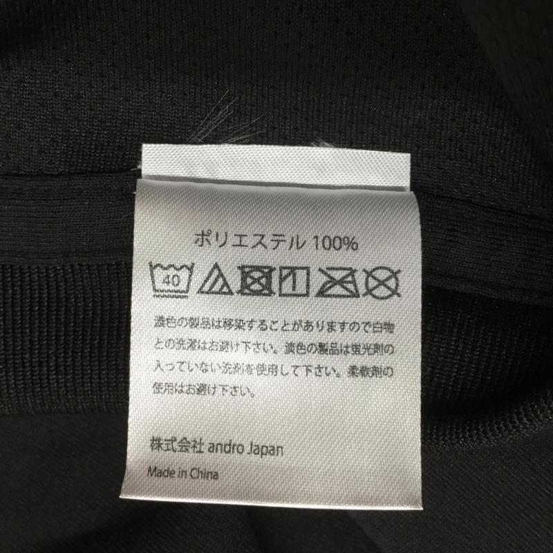 アンドロ andro Tシャツ 半袖 卓球ウェア スポーツウェア タグ付き M ロゴ、文字 黒 / ブラック / メンズ USED 古着 中古 10135678