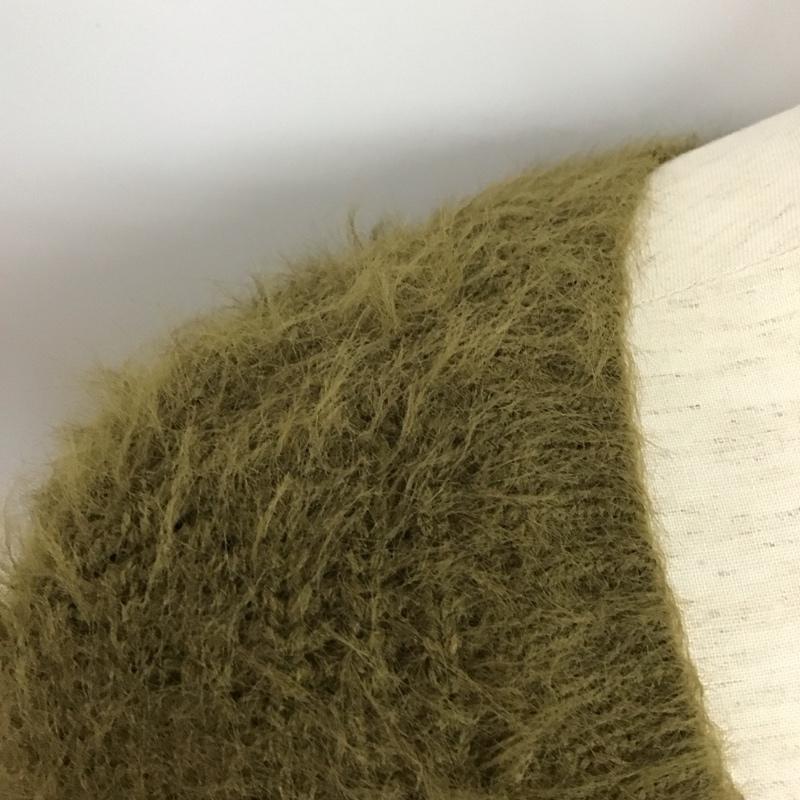アルシーヴ archives カーディガン 長袖 M 無地 カーキ / カーキ / レディース USED 古着 中古 10128225