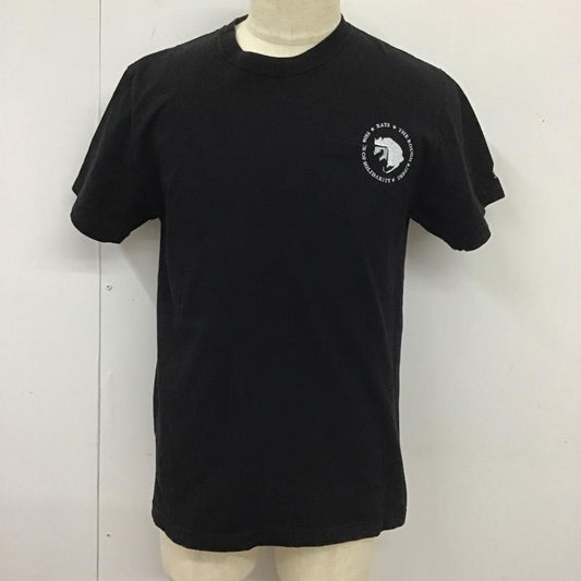 ラッツ RATS Tシャツ 半袖 半袖カットソー プリントTシャツ クルーネックカットソー L ロゴ、文字 黒 / ブラック /  メンズ USED 古着 中古 10113151