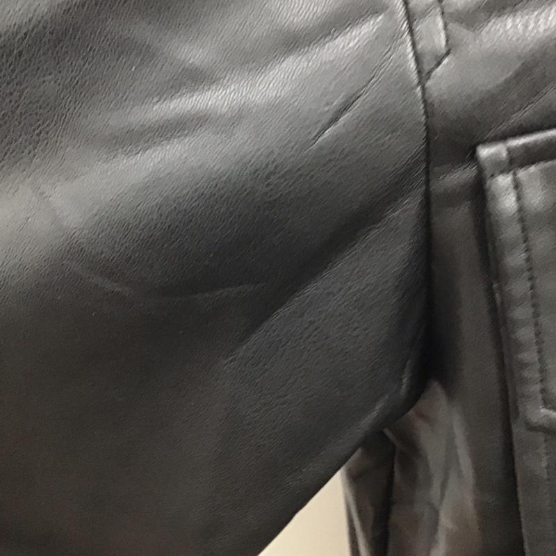 ザラ ZARA シャツ、ブラウス 長袖 フェイクレザーシャツ カジュアルシャツ カラーシャツ ジャケット M 無地 黒 / ブラック / レディース USED 古着 中古 10110222