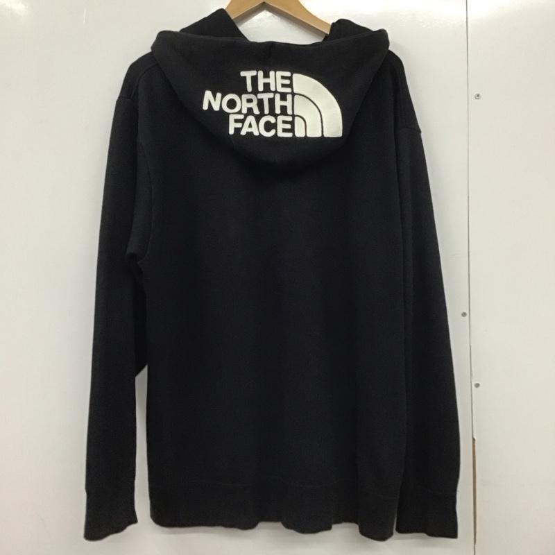 ザノースフェイス THE NORTH FACE パーカー 長袖 nt12442 リアビューフルジップフーディ ジップアップパーカー XL ロゴ、文字 黒 / ブラック / メンズ USED 古着 中古 10133262