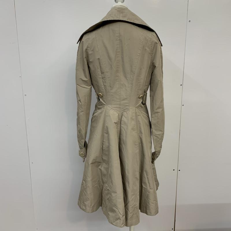 ファサードグリーン グリーンレーベルリラクシング FACADE GREEN green label relaxing コート コート一般 36 無地 ベージュ / ベージュ / レディース USED 古着 中古 10042875