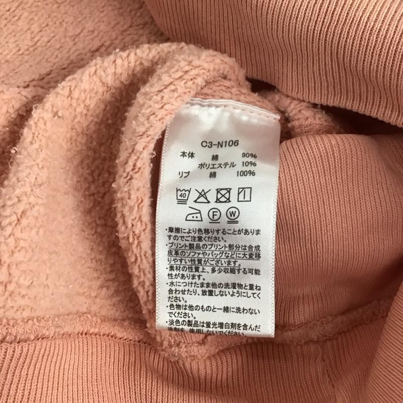 チャンピオン Champion パーカー 長袖 C8-N106 リバースウィーブ プルオーバー S ロゴ、文字 桃 / ピンク / メンズ USED 古着 中古 10107064