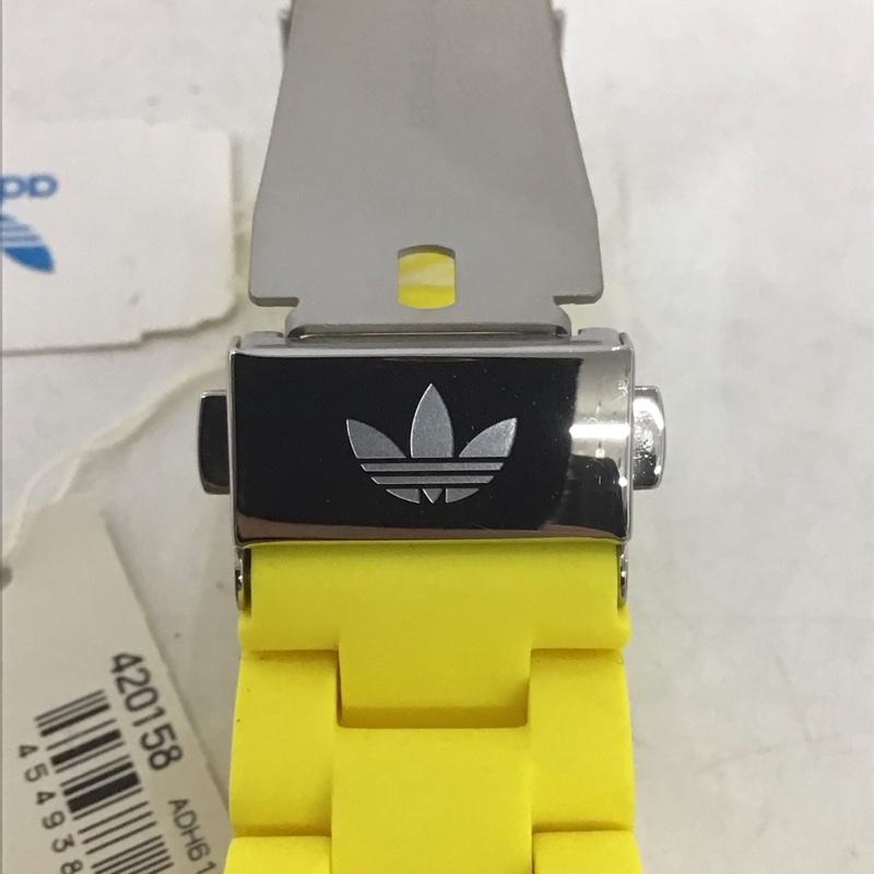 アディダス adidas 腕時計 アナログ(クォーツ式) ADH6179 ワンポイント 黄 / イエロー / メンズ USED 古着 中古 10135227
