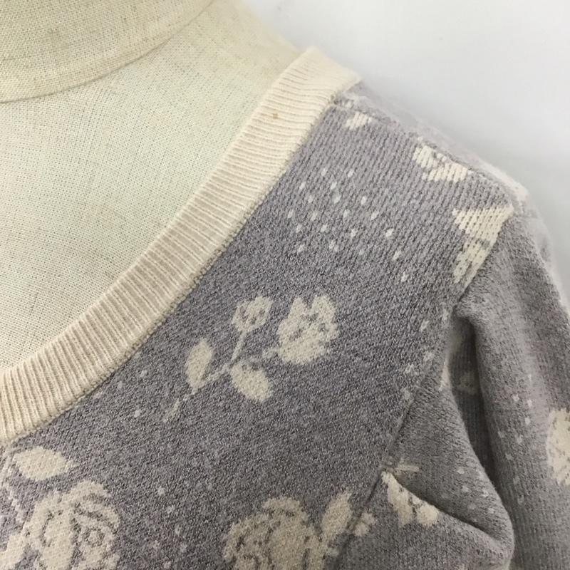 ナイスクラップ NICE CLAUP カーディガン 長袖 FREE 総柄 マルチカラー / マルチカラー / レディース USED 古着 中古 10108137